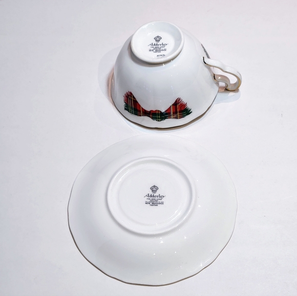 Adderley New Brunswick tartan 1959 fine bone china tea cup and Saucer - Picture 8 of 8